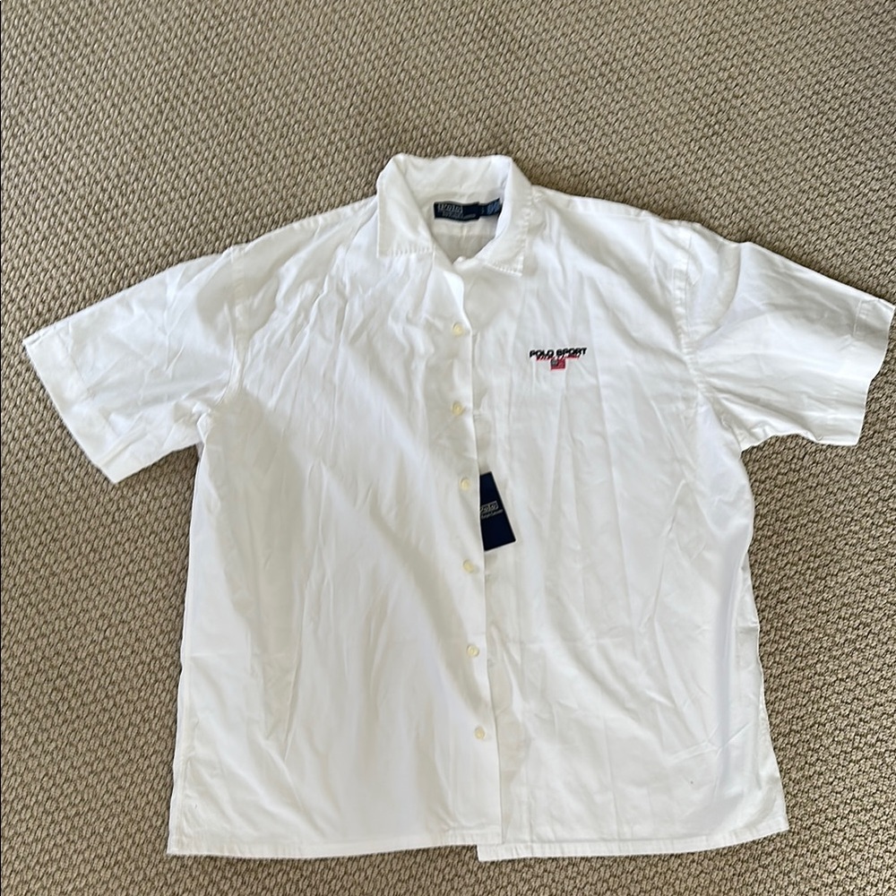 Polo by Ralph Lauren White Casual Button Down Shirt